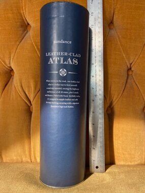 Sundance Leather-Clad Atlas Rand McNally Road Atlas Midsize Travel Map 2011